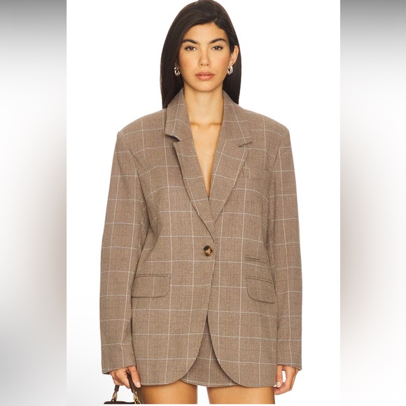 NWOT Free People Papercut Pinstripe Blazer (size S) - Picture 2 of 16